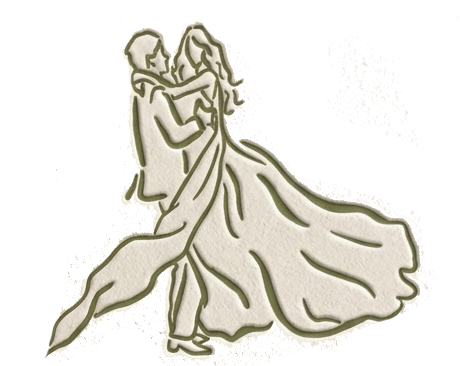Couple dancing illustration